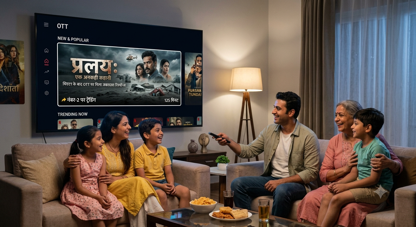 125 मिनट की डिजास्टर फिल्म की OTT पर चमकी किस्मत, नंबर-2 पर कर रही है ट्रेंड
