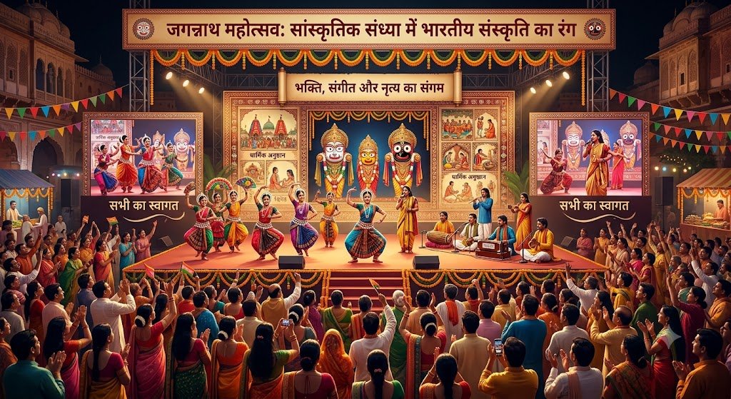 जगन्नाथ महोत्सव में कलाकारों ने बिखेरा स...